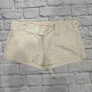 Abercrombie & Fitch Vintage White Denim Jean Shorts